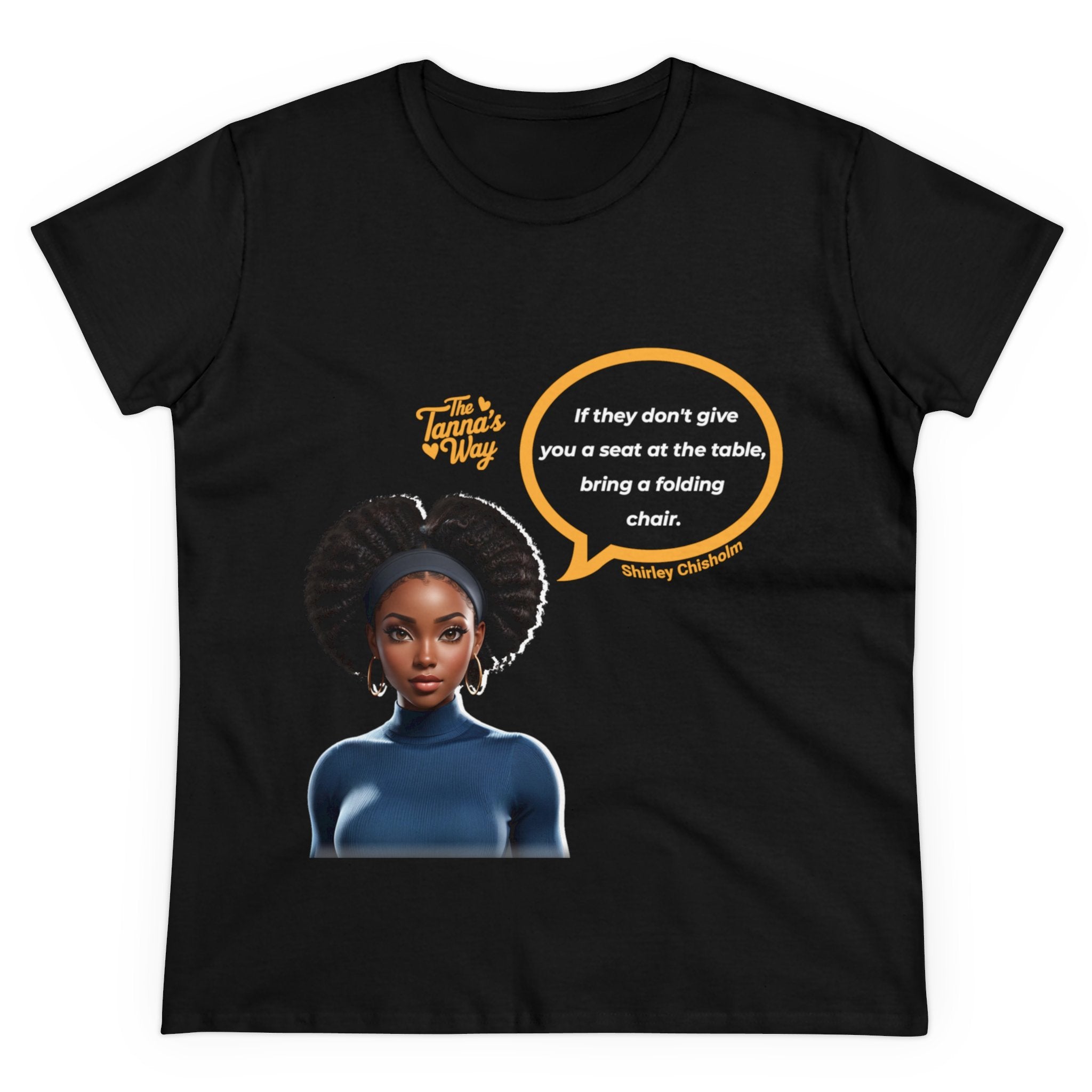 Shirley Chisholm 2 | Women's Midweight Cotton Tee